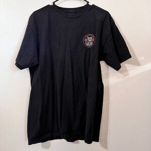 Vans off the Wall Skeleton + roses T shirt size L